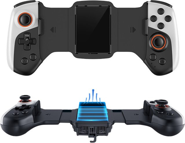 ALLOYSEED 2-in-1 Kabelloser Mobiler Gaming-Controller mit Kühlfunktion für iPhone, Android und Nintendo Switch sowie PC - Bild 1