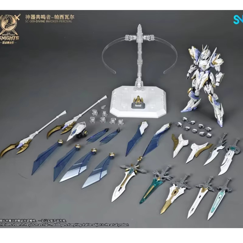 Bandai The Round Table Knights Sc-009 Divine Invoker-Percival Deluxe Edition, Modellbausatz, 1:144, Actionfigur - Bild 3