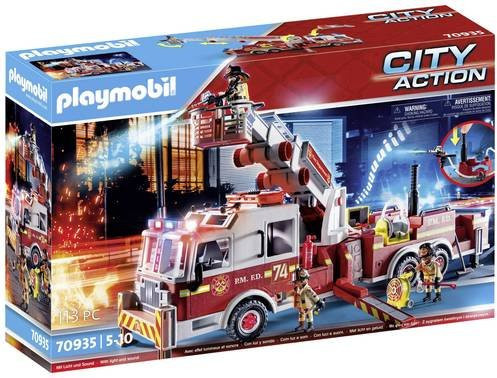 Playmobil City Action Feuerwehr US Tower Ladder 70935 - Bild 1