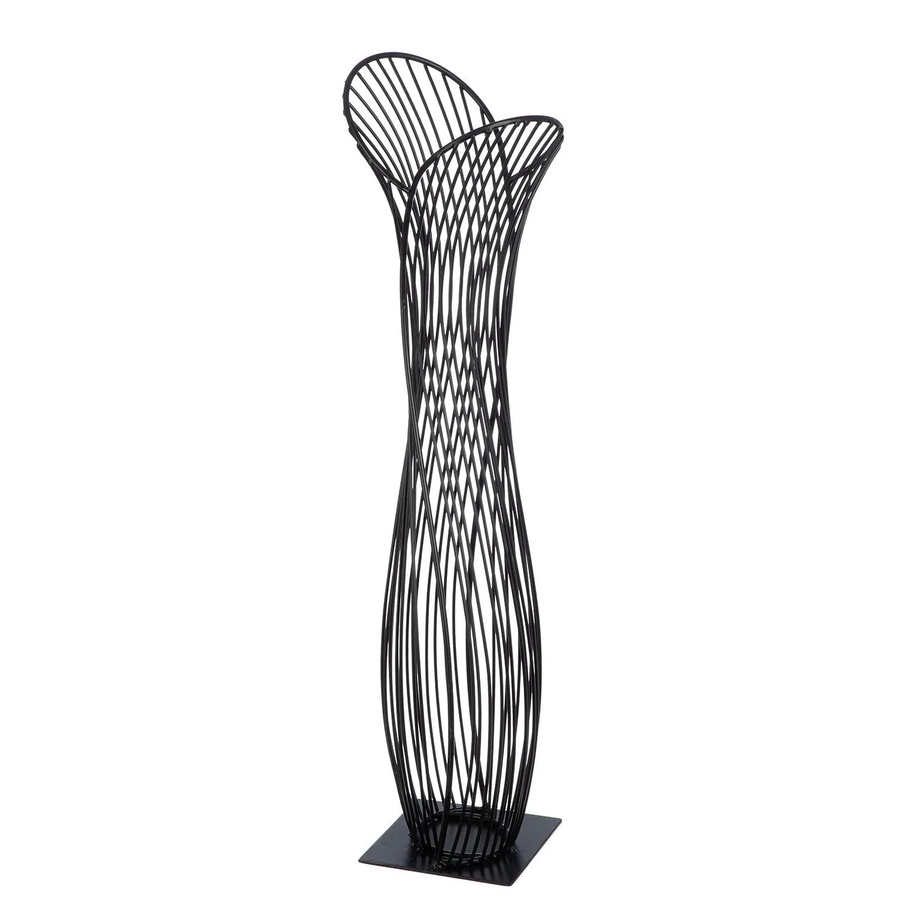 Gilde Dekoobjekt Die Verbundenheit Schwarz aus Metall, Höhe: 63 cm, Breite: 17 cm - Bild 2