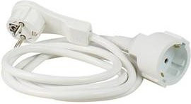 AS Schwabe Strom Verlängerungskabel Schwarz 2m H05VV-F 3G 1,5mm² - Bild 1