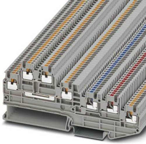 Phoenix Contact 3244470 Initiatoren- und Aktorenklemme Push-In-Klemme Grau 50 Stück - Bild 1