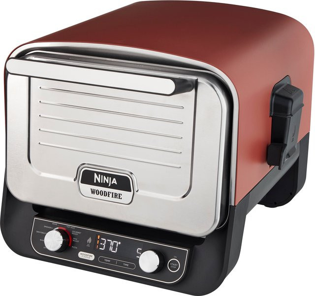 Ninja Woodfire Elektrischer Outdoor Ofen und Tischgrill mit Pizzastein, Bratrost, Hitzeblech und Pelletproben - Bild 1
