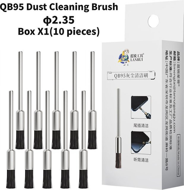 LANRUI QB95 Staubbürste für Handy-Reparatur und Motherboard-Reinigung, 10 Stück pro Box - Bild 1