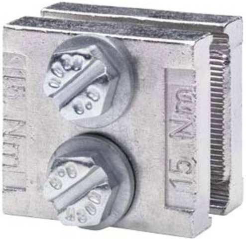 Siemens 8US19212BE00 Sammelschiene N-System Sammelschienenverbindungsstück in Silber, 6 Stück, Schienenmittenabstand 40 mm und 60 mm - Bild 1