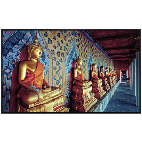 papermoon EcoHeat Infrarotheizung mit Buddha-Statuen in Gold und Bunt, Matt-Effekt, mit App-Steuerung und Überhitzungsschutz - Bild 2