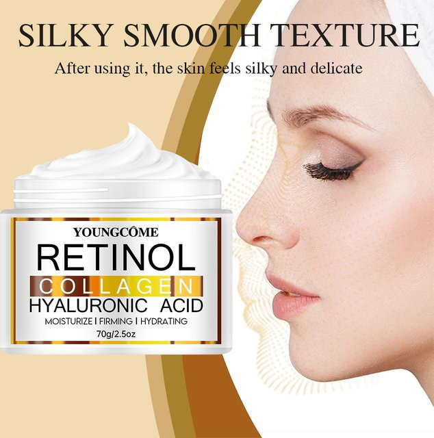 LGRAMER Retinol Gesichtscreme mit Kollagen und Hyaluronsäure, Unisex - Bild 1