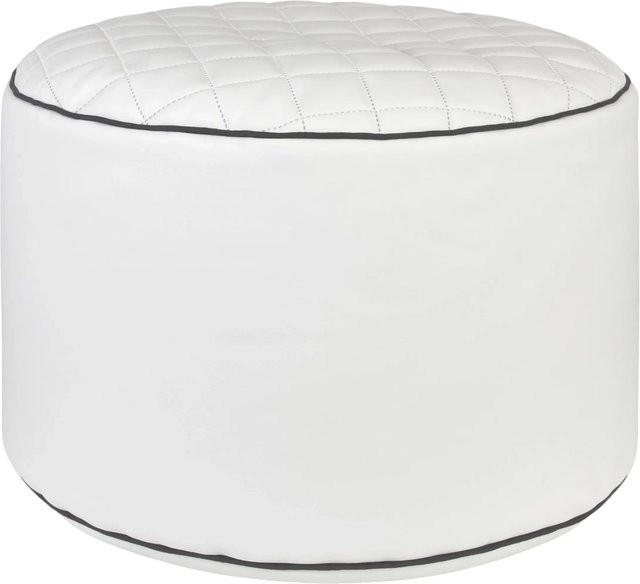 Sitting Point Hocker DotCom 60, Weiß, Kunstleder - Bild 1