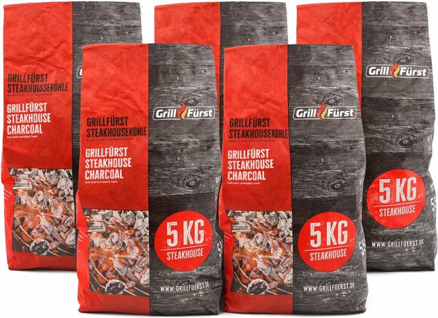 Grillfürst Steakhouse Holzkohle aus Namibia Eindringerbusch, 25 kg - Bild 1