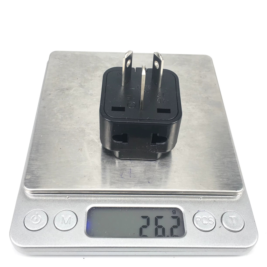 Bolantedz Universal Reiseadapter 2 in 1 für Australien und Neeland Typ I, geerdeter Steckeradapter für USA, UK, KR, Schweiz und EU, in Schwarz oder Weiß - Bild 3