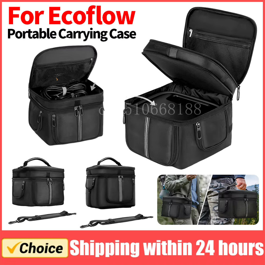 Ecoflow Tragetasche für River 2, River 2 Pro, River 2 Max und River 3 Plus sowie Delta 2 und Delta 3 Plus in Schwarz - Bild 2
