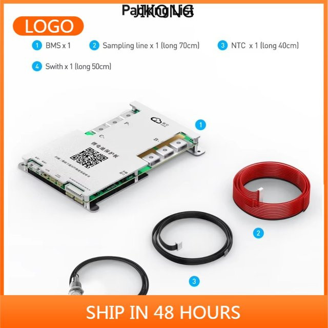 JK BMS B2A8S30P 300A Batteriemanagementsystem mit CAN, RS485 und aktivem Balancer für Li-Ion, LiFePO4 und LTO Batterien (4S bis 8S) - Bild 1