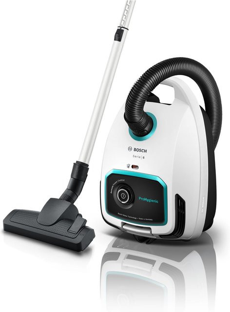 Bosch BGL6LHYG Bodenstaubsauger in Weiß mit waschbarem Filter - Bild 2