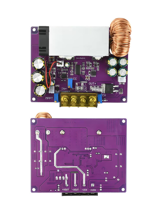 Aideepen MPPT Solarladeregler 800 W mit verstellbarem Abwärtsmodul für DC 18–90 V, universell für Lithium-Batteriespeicher und Solarstromanlagen - Bild 3