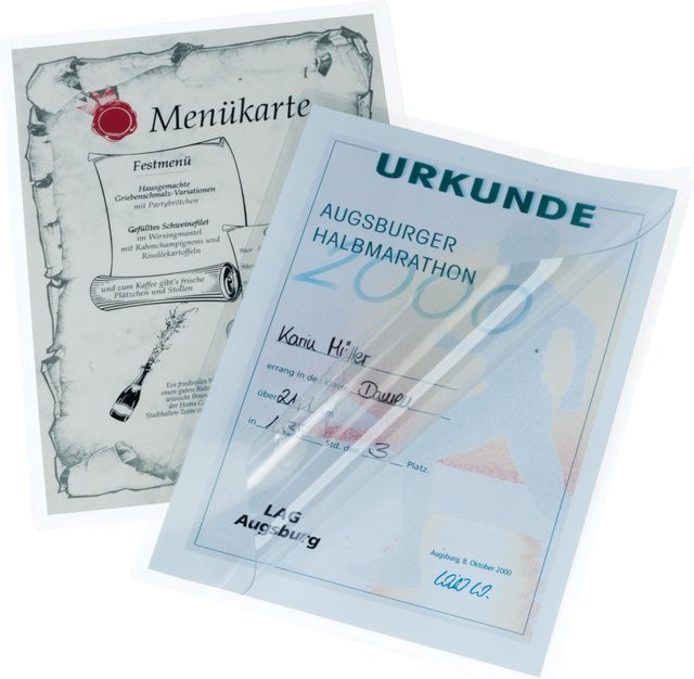 Hama Heiß-Laminierfolie DIN A3, 125µ, transparent, 25 Stück - Bild 1