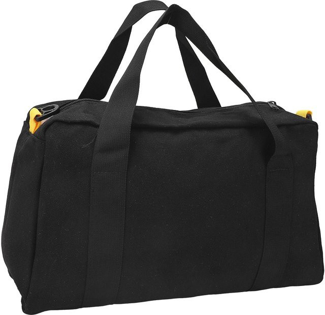 Wasserdichte Elektriker Werkzeugtasche aus Canvas in Schwarz mit weitem Öffnungsmechanismus und großer Kapazität - Bild 1