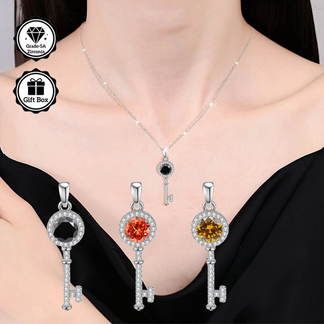 LAMVOICE Halskette, Zirkonia, Silber, Bohemian, Damen - Bild 1