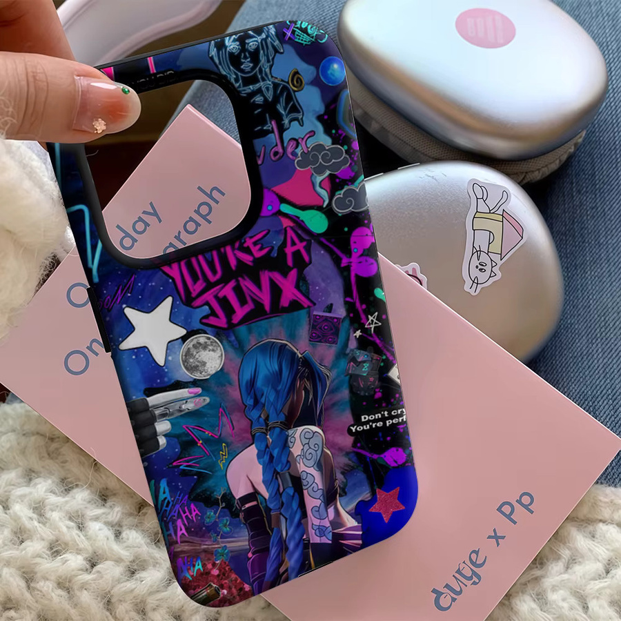 Jinx Handyhülle mit doppelschichtiger Rückseite für iPhone 17 16 15 14 13 12 11 Pro Max Plus in Multicolour - Bild 5
