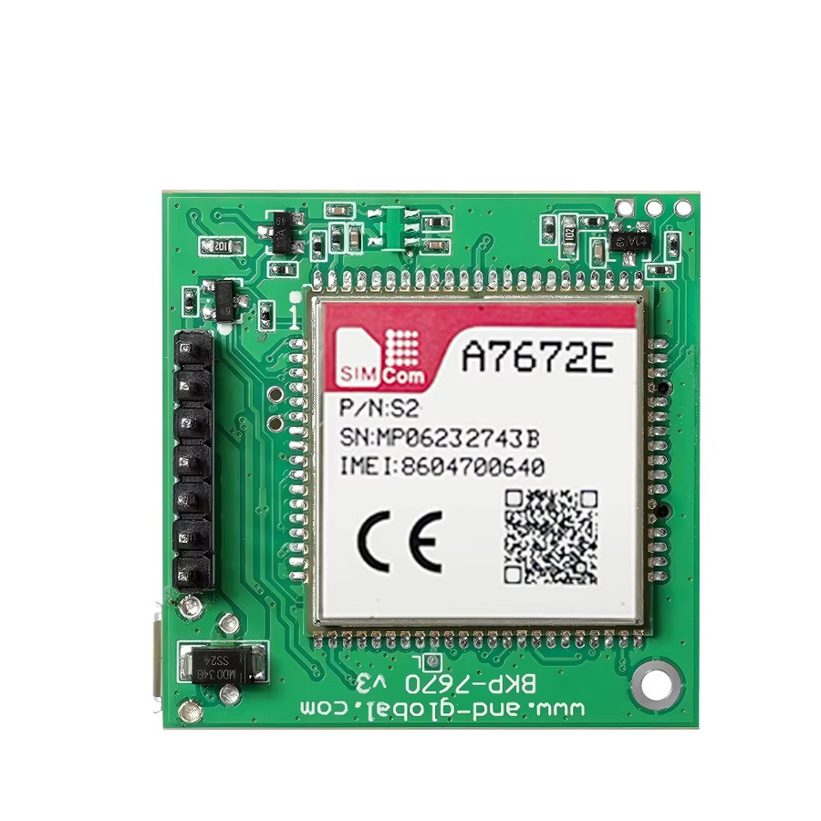 SIMCOM A7672E Push Nano Side Way SIM-Steckplatz Core Board 4G LTE Cat 1 Modul Breakout-Kit in Grün - Bild 2