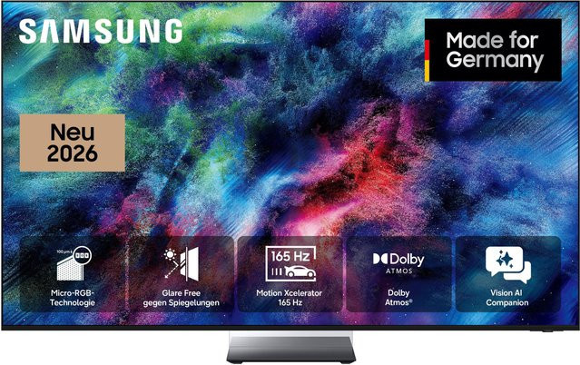 Samsung Micro RGB Vision AI Smart LED-Fernseher 214 cm (85 Zoll), 4K Ultra HD, Schwarz - Bild 1