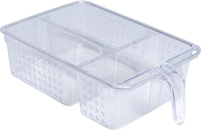 Genialo Kühlschrank-Organizer aus Kunststoff mit Fächtern, transparent - Bild 1
