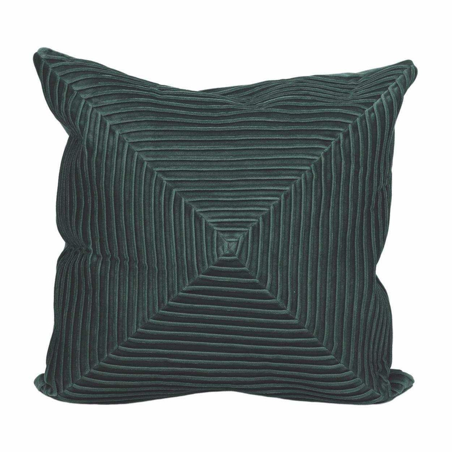 House of Nature Zierkissen Prata aus Cordstoff in Grün, B/T/H: 45 x 45 x 45 cm - Bild 1