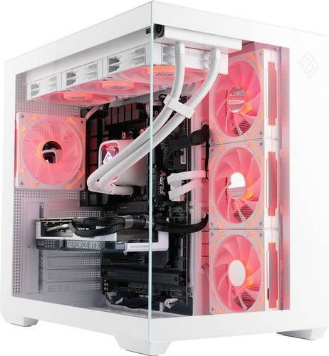 CSL Computer Gaming PC M12110H in Weiß mit AMD Ryzen 7 9800X3D, 32GB RAM, 2TB SSD und Nvidia GeForce RTX 5070 Ti 16GB GDDR7 unter Windows - Bild 1