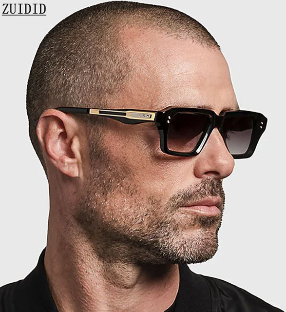 ZUIDID Sonnenbrille, quadratisch, Vollrand, Kunststoff, schwarz, Unisex - Bild 1