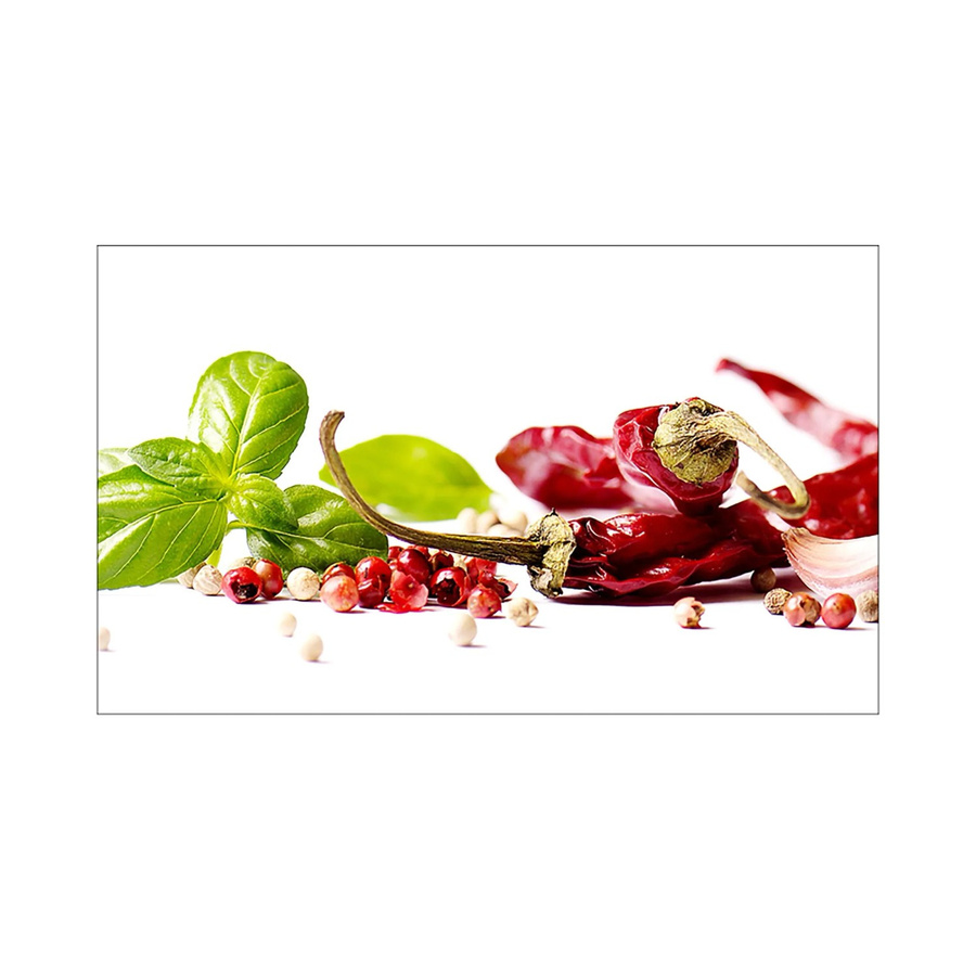 MySpotti Küchenrückwand Profix Cucina Herbs und Spice in Rot und Multicolour, B/H: 100 x 60 cm - Bild 1