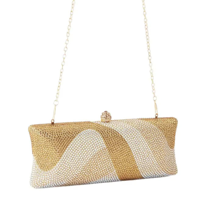Abendhandtasche Damen, Strasssteine, Kristall - Bild 2