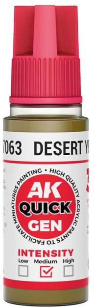 AK Interactive Desert Yellow, Gelb, 18 ml - Bild 1