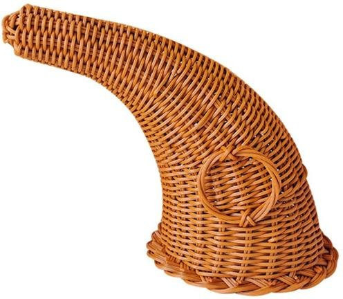 Marwen Weihnachts-Füllhornkorb aus Rattan in Braun als dekorativer Aufbewahrungskorb für Thanksgiving und Herbstdekoration - Bild 1