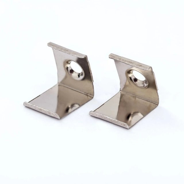 Orion Lightstyle Aluminium Eck Profil 1070 Clips in Silber, 2 Stück - Bild 1