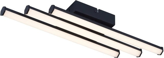 NETTLIFE LED Deckenleuchte aus Metall in Schwarz, modern, B: 44 cm, H: 12 cm, T: 18 cm - Bild 1