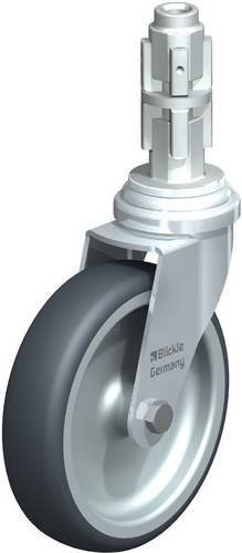 Blickle LRA-TPA 100G-E03 Lenkrolle in Grau und Silber mit Kunststoffrad, Durchmesser: 100 mm, Tragfähigkeit: 70 kg - Bild 1