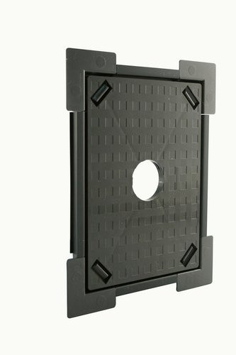 Marley Fliesenrahmen aus Kunststoff in Schwarz, B/H: 18,9 x 23,9 cm - Bild 1