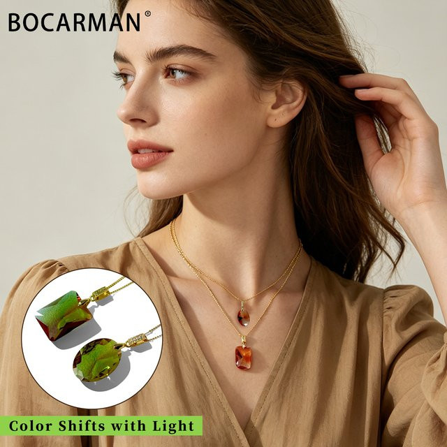 BOCARMAN Anhänger Halskette, Gold, Damen - Bild 1