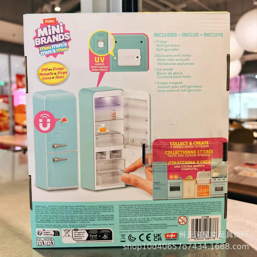 Zuru Miniverse Foodie Kühlschrank-Lebensmittelset, Micro Mini Figur Mystery Blind Box, Sammelspielzeug - Bild 2