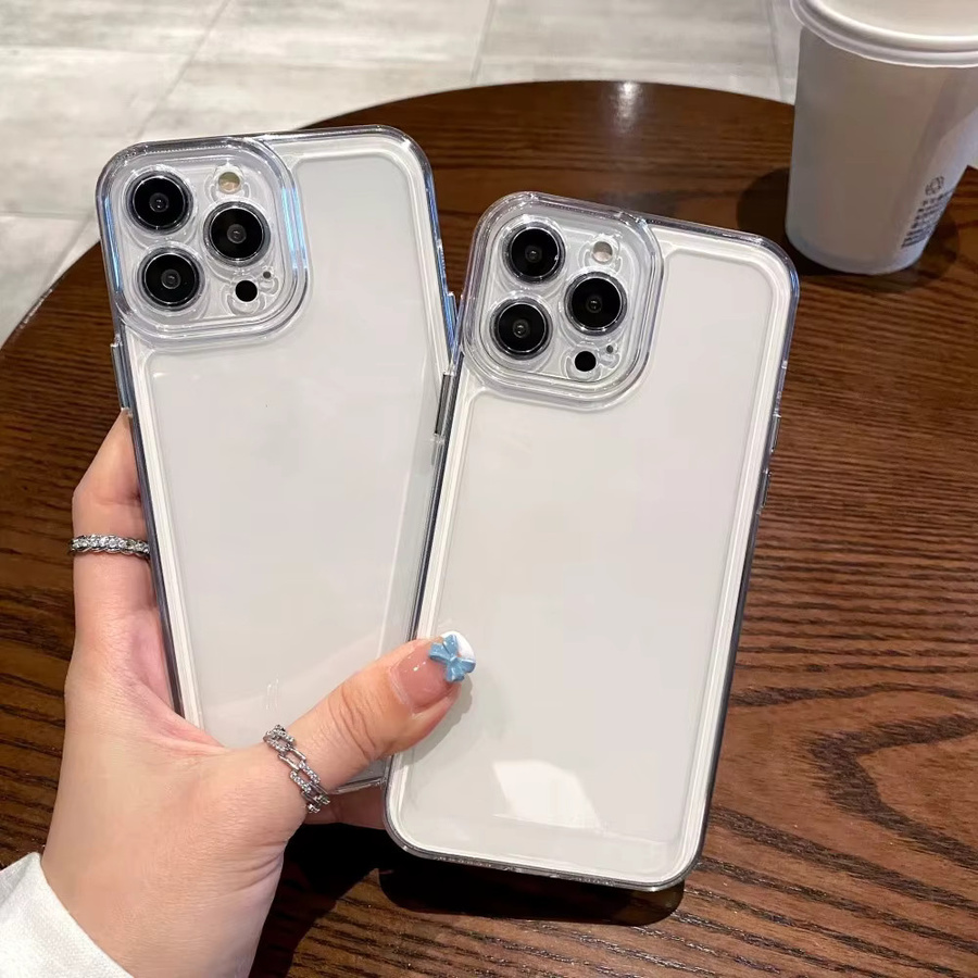 Stoßfeste TPU Handyhülle Air Cover für iPhone 12 bis iPhone 17 Pro Max in Transparent - Bild 5