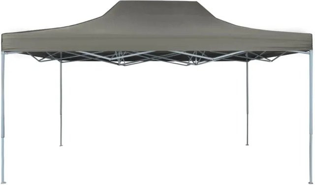 vidaXL Profi-Partyzelt faltbar aus Stahl in Anthrazit, B/T/H: 4 x 3 x 2,5 m - Bild 1