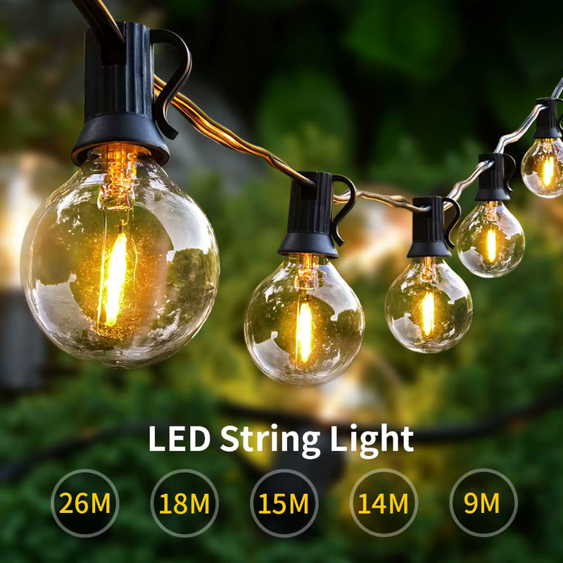 Arbrac G40 LED String Light Girlande in Transparent für Outdoor Garten und Hochzeit IP45 - Bild 2