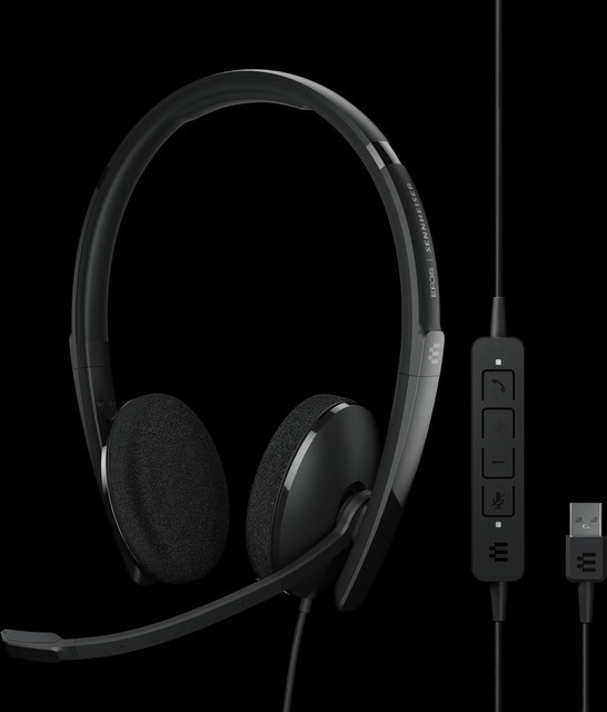 EPOS Sennheiser ADAPT 160 USB II On-Ear Headset USB-A binaural faltbar Schwarz - Bild 2