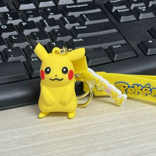 Bandai Pokémon Pikachu Schlüsselanhänger, Puppe, Gelb - Bild 1