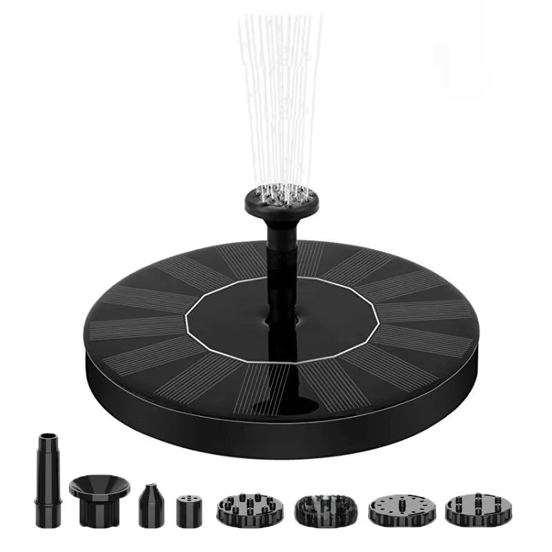 Solarbetriebener Mini Wasserfall Brunnen für Pool, Teich und Garten als schwimmende Dekoration und Vogelbad - Bild 7