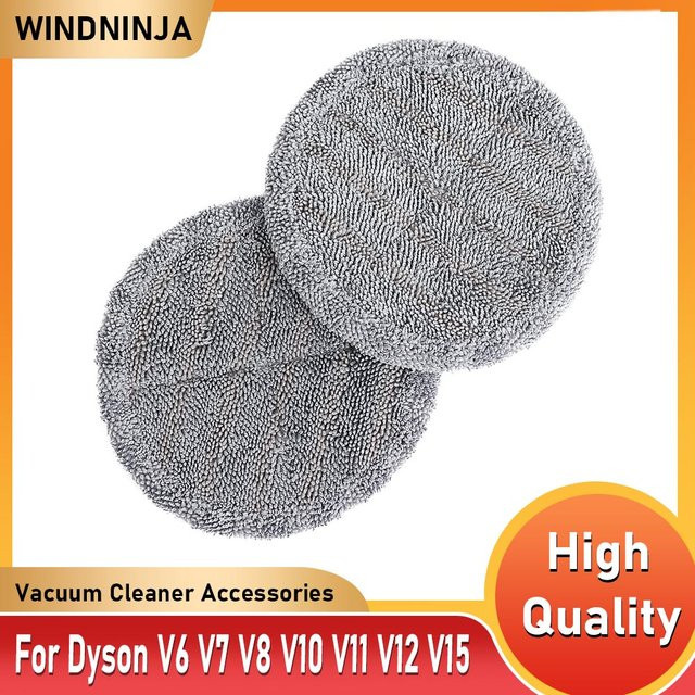 WINDNINJA Elektrischer Mopp Kopf als Ersatz für Dyson V6 V7 V8 V10 V11 V12 V15 Staubsauger Nass-Trocken Wischpad - Bild 1