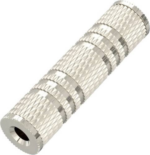 Hama Audio-Adapter Stereo 3,5-mm-Klinken-Kupplung in Silber - Bild 1