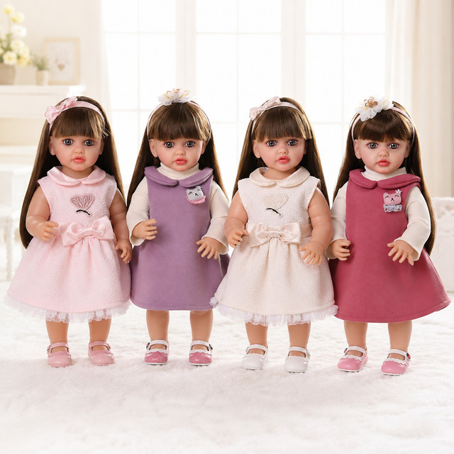 JINGXIN PRINCESS Puppenkleidung für 55 cm Babypuppen, Kleid, Kleidungsset, American Girls - Bild 1