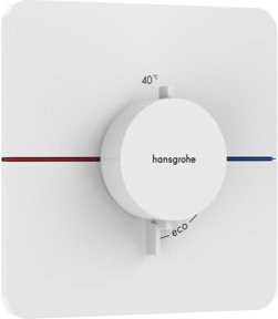 Hansgrohe Thermostat ShowerSelect Comfort Q UP Duschthermostat mit Safety Stop in Mattweiß - Bild 1
