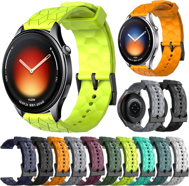 Xiaomi Uhrenarmband Silikon, 22 mm, Unisex, multicolour - Bild 1