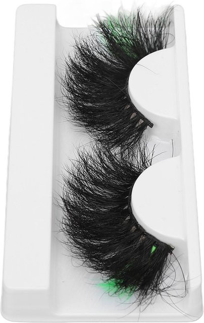 GoolRC Falsche Wimpern, Grün, 25mm, Damen - Bild 1